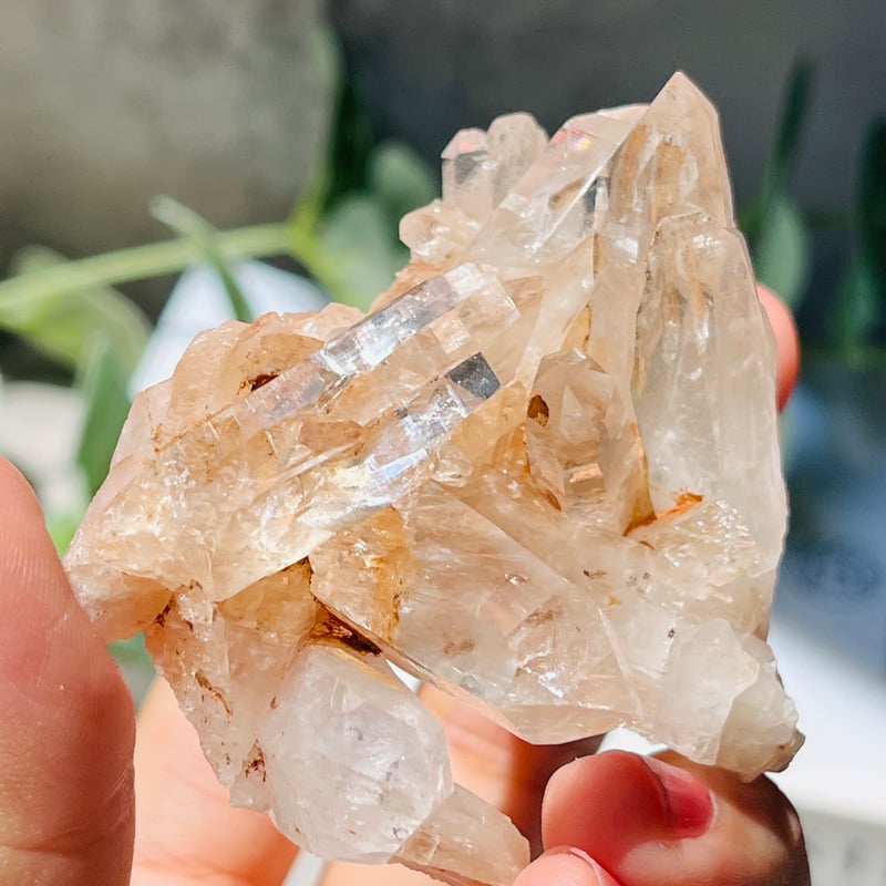 パールバティ渓谷 マニカラン産 ヒマラヤ水晶 ピンクサマディクォーツ