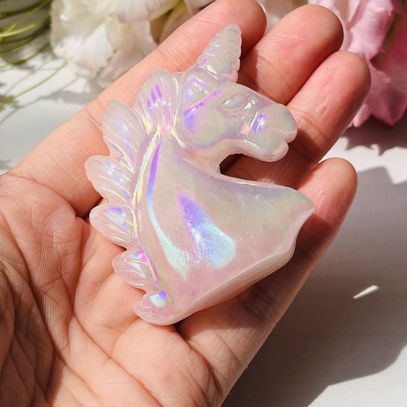 エンジェルオーラ ローズクォーツ ユニコーン | Crystal shop Mayria