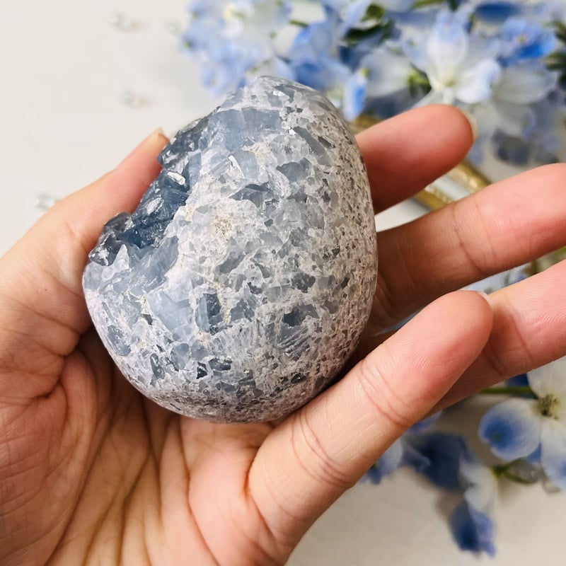 綺麗な卵型 セレスタイト 原石 | Crystal shop Mayria