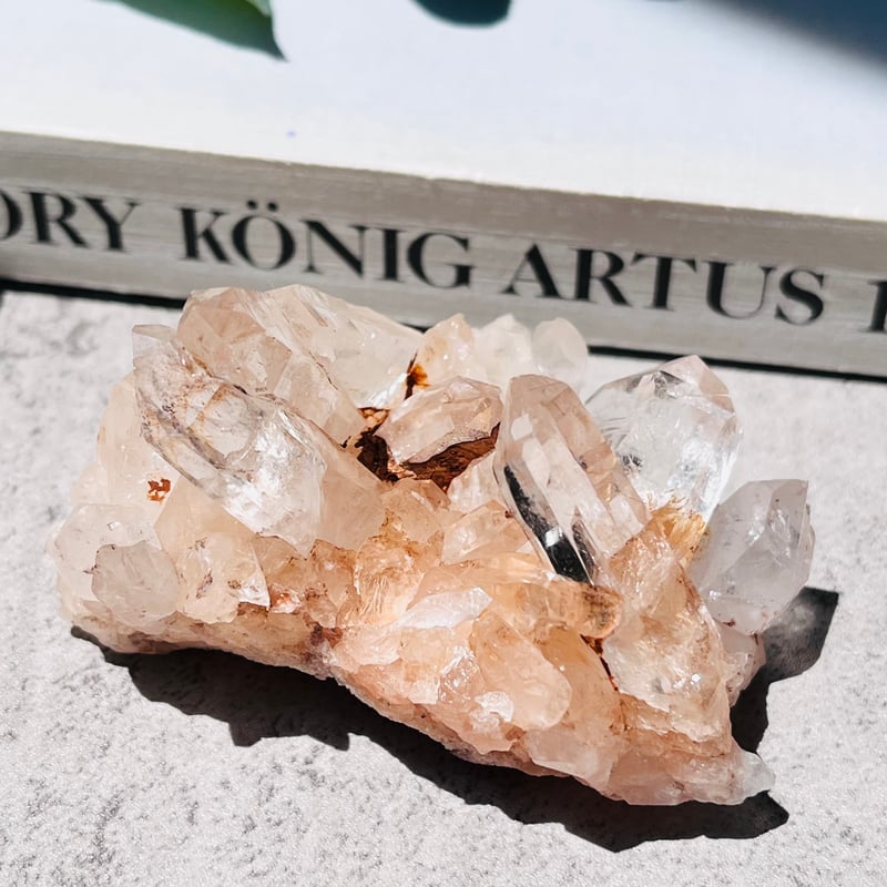 パールバティ渓谷 マニカラン産 ヒマラヤ水晶 ピンクサマディクォーツ