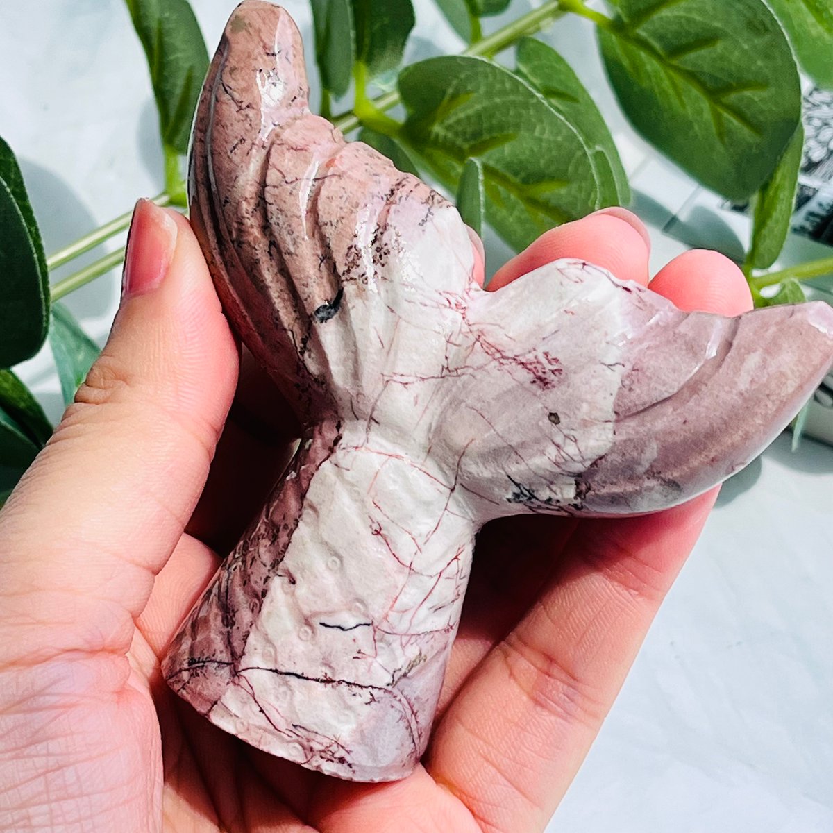 ピンクピクチャージャスパー フィン | Crystal shop Mayria