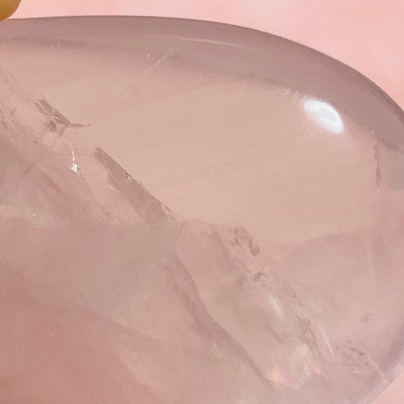 ローズクォーツハートお皿♡スターローズ 虹 ローズクォーツハートお皿♡スターローズ 虹 - メルカリ