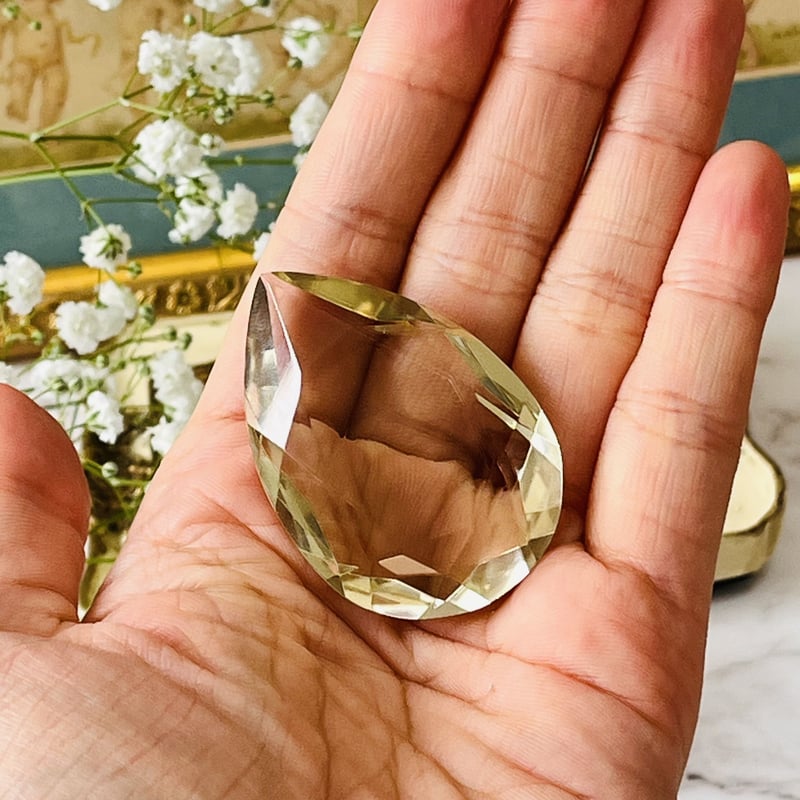 希少 特大】シトリン ジュエリーカット 宝石級 超ハイクオリティ