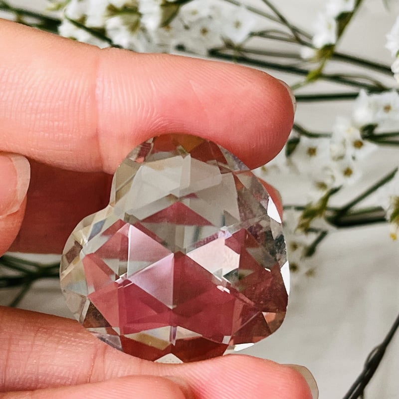 宝石カット スモーキークォーツ ハート | Crystal shop Mayria 宝石カット スモーキークォーツ ハート | Crystal shop Mayria