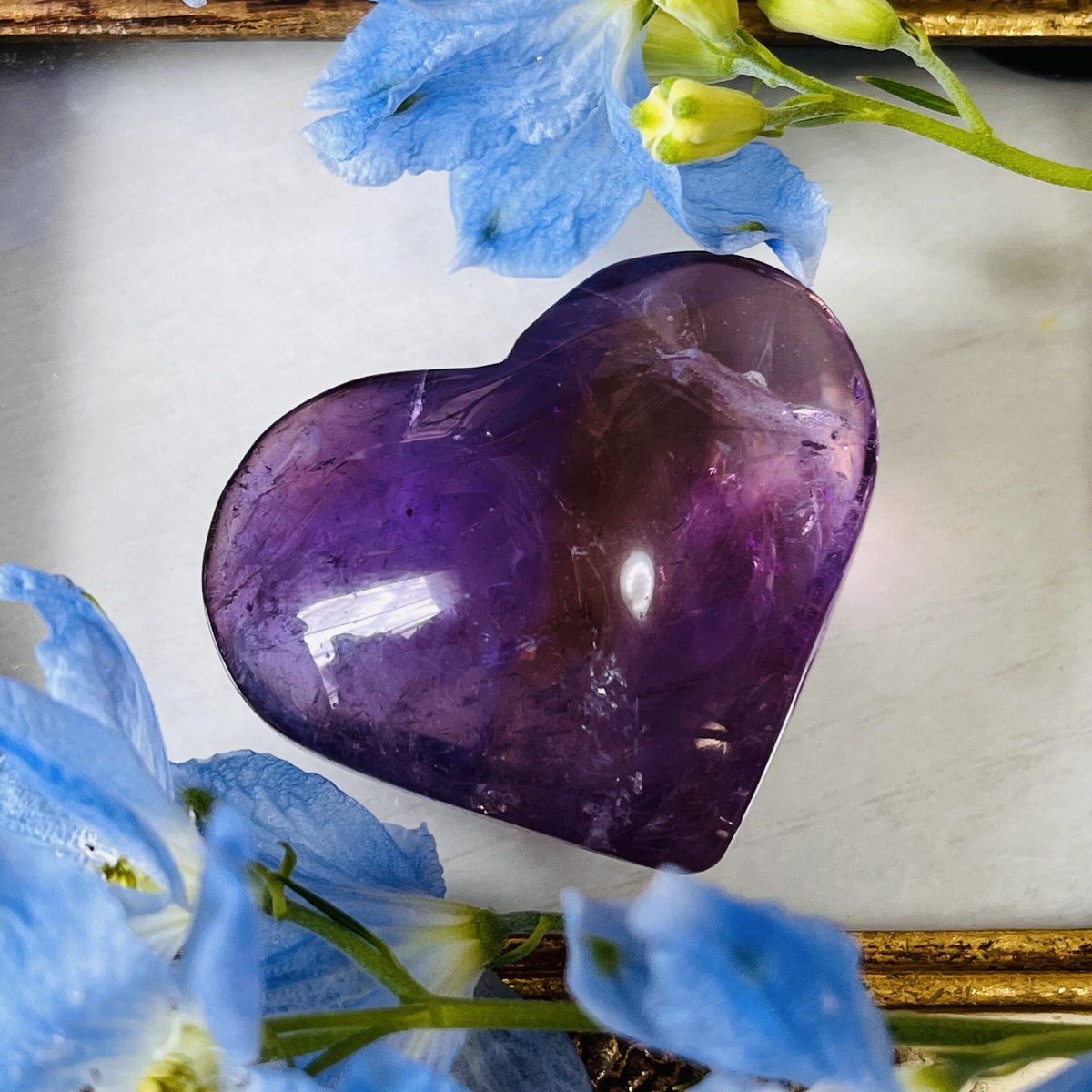 虹入り🌈✨ アメトリン ハート | Crystal shop Mayria 虹入り🌈✨ アメトリン ハート | Crystal shop Mayria