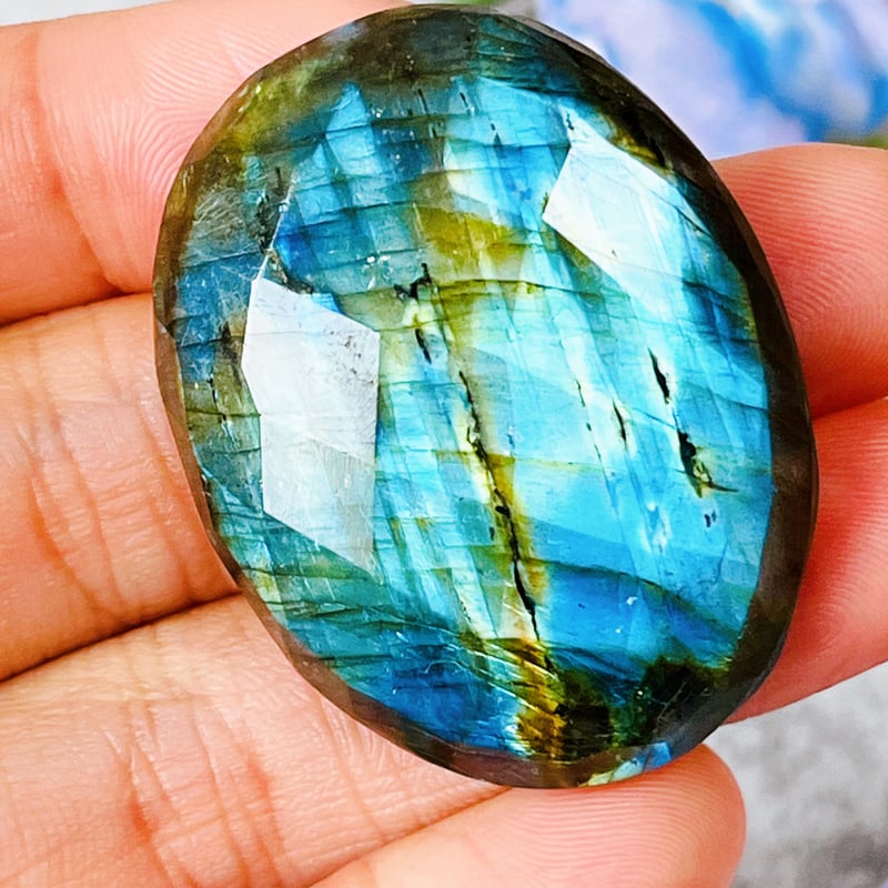 宝石カット ラブラドライト オーバル① | Crystal shop Mayria