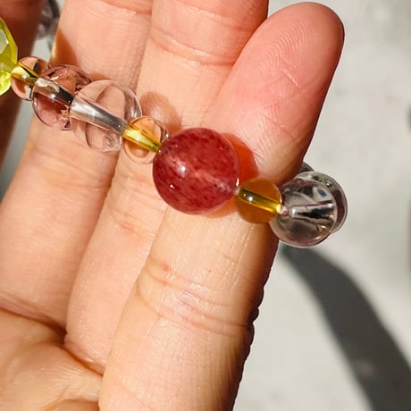 レモンクォーツ　15cm　jewelry bracelet　『嬉しい知らせがたくさん舞い込みます✨』