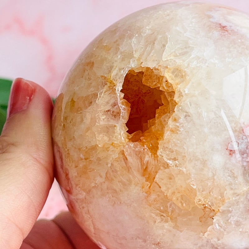 高品質】サクラメノウ（櫻瑪瑙）スフィア2.5cm