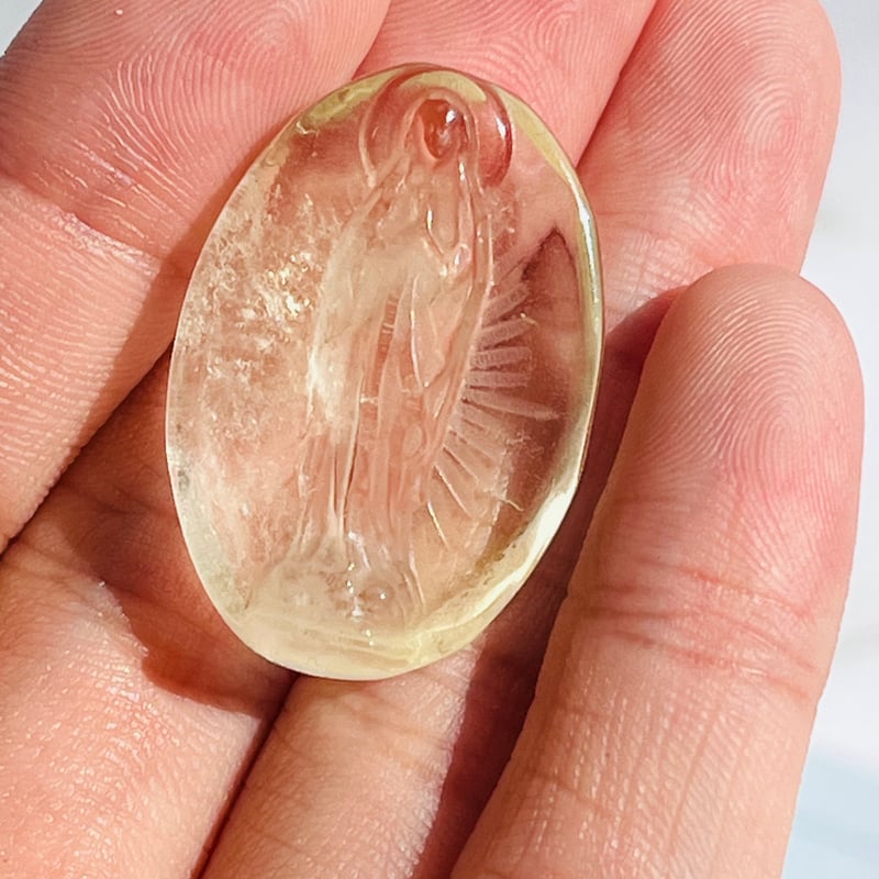 ♡シトリン　マリア様♡　天然石　カービング　高品質 シトリン マリア様 | Crystal shop Mayria