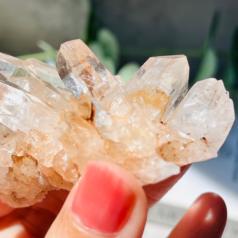 パールバティ渓谷 マニカラン産 ヒマラヤ水晶 ピンクサマディクォーツ