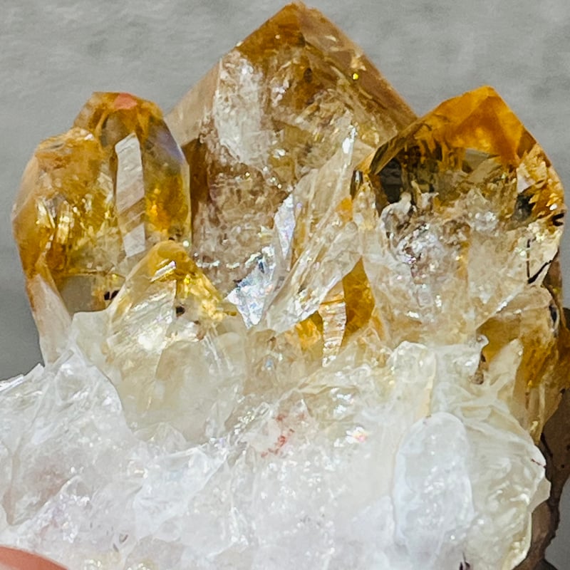 虹入り🌈✨ スーパーファントム シトリン 原石 | Crystal shop Mayria