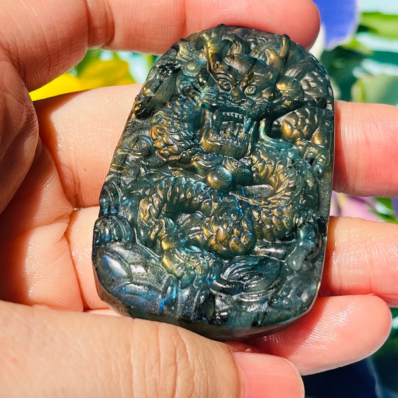 ラブラドライト ドラゴン | Crystal shop Mayria