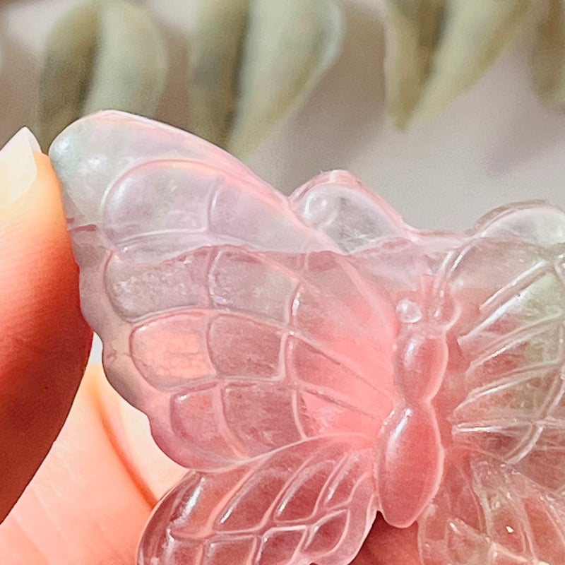 値下げ！！フローライト☆蝶の羽☆ さらに値下げ！！フローライト☆蝶の羽☆