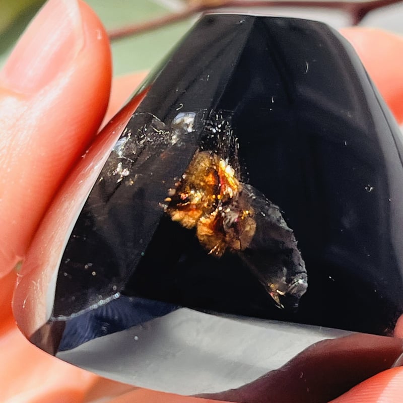 モリオン虹入りスーパーファントム、激レア、極上品モリオン原石　観賞石 モリオン虹入りスーパーファントム、極上品モリオン原石 観賞石