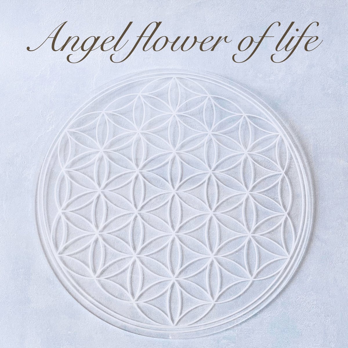 天使のフラワーオブワイフ クリスタルグリッドプレート | Crystal shop