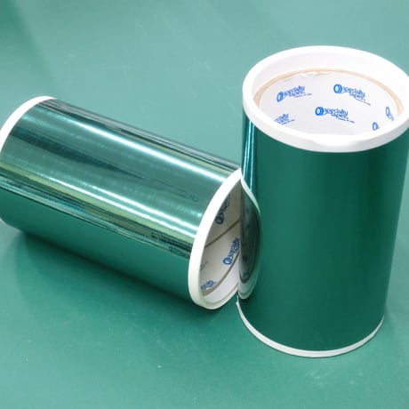 レーザーフォイルメタリックグリーン 150mm x 7600mm
