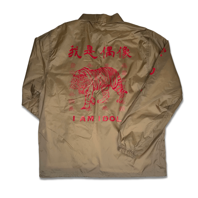 アイアムアイドル チャイナモチーフコーチジャケット【khaki