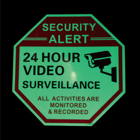 セキュリティサイン オクタゴン SECURITY SIGN/OCTAGON