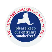 SMOKE FREE STICKER-S size ステッカー