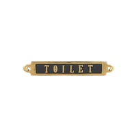 DULTON（ダルトン）BRASS SIGN "TOILET" ブラスサイン トイレット