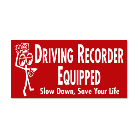 MOONEYES（ムーンアイズ）Driving Recorder Equipped ステッカー