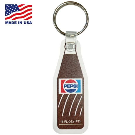 RUBBER KEYCHAIN【PEPSI-BOTTLE】ペプシ ラバー キーチェーン