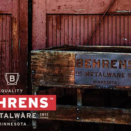BEHRENS【ベーレンス】1ガロンオーバルバケット Hot Dipped スチール製バケツ ガーデニングに