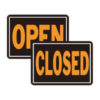 HY-KO 9.25x14アルミサイン 9.25x14アルミサイン【OPEN/CLOSED】リバーシブル