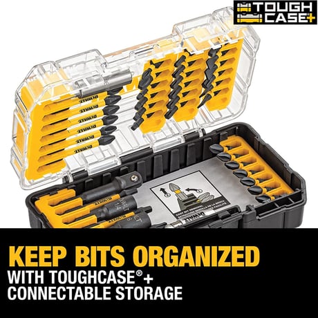 DEWALT デウォルト Screwdriver Bit Set, Impact Ready, FlexTorq, 40-Piece