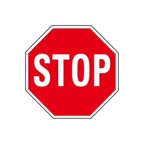HY-KO 18x18インチ HeavyDutyアルミサインプレート【STOP SIGN】 46x46cm　止まれの標識　アメリカ