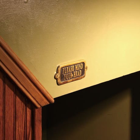 DULTON（ダルトン）BRASS SIGN "STAFF ONLY" ブラスサイン スタッフオンリー