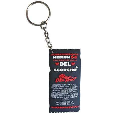 DELTACO SAUCE KEYCHAIN-ORIGINAL デルタコ キーホルダー