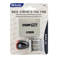 BAZIC DATE スタンプ（インクパッド付）