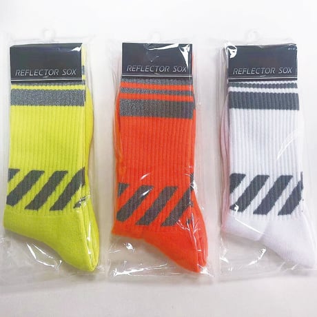 REFLECTOR SOX　リフレクターソックス 『Yellow/Orange/White』