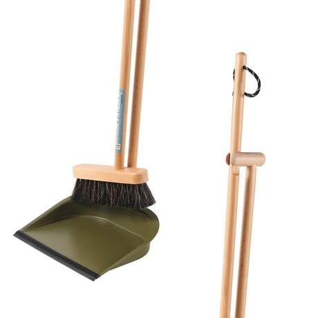 DULTON (ダルトン) ダストパン アンド ブルーム DUSTPAN & BROOM　OLIVE DRAB
