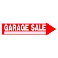 Hillman(ヒルマン) 6 x 24 in. ガレージセール サインプレート