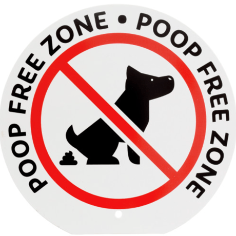 Hillman (ヒルマン)CANINE CLEAN UP SIGN WITH STAKE (6-1/2") ペット糞害防止サイン