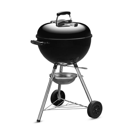 WEBER（ウェーバー）バーベキュー コンロ 47cm オリジナルケトル キャンプ 炭 チャコール BBQ グリル 蓋付き 6-8人用 1241308 / 温度計付き 【10年保証/送料無料】