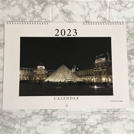 2023年オリジナルカレンダー（A２縦サイズ）～PARIS～
