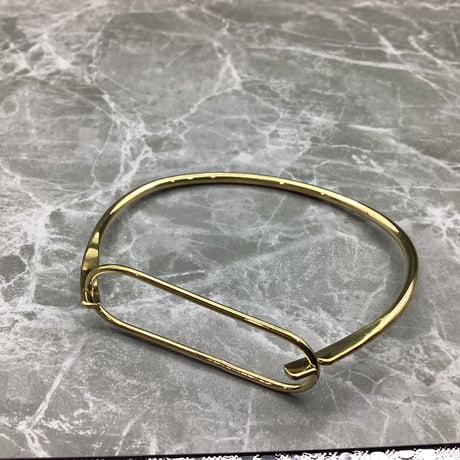 イーグルスタンプ2羽 k18太陽付きバングル ブレス シルバー501