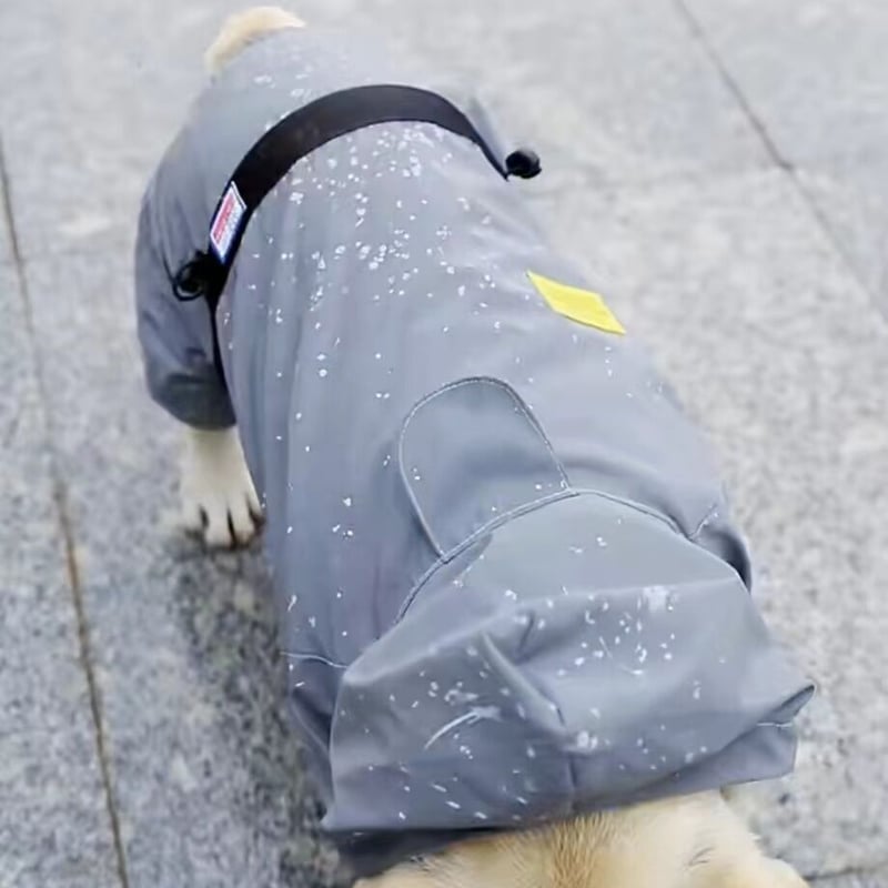 犬服 レインコート ドッグウェア レインウェア 夜間反射 レインカッパ