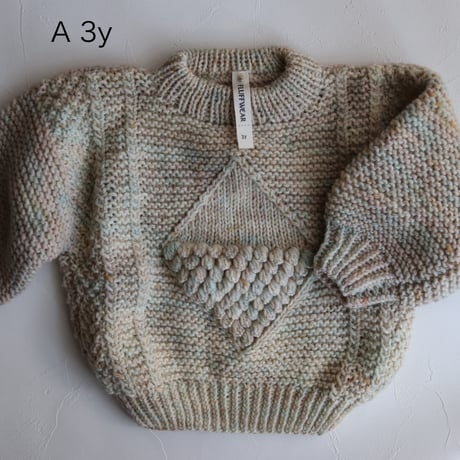 再入荷！nermie限定★Diamond Alan Sweater【nermie color】 /FLUFF WEAR