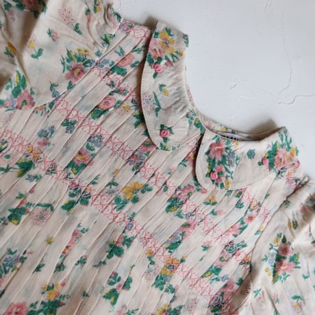 【ラスト１点】BLOUSE SMOCKEE / Emile et Ida