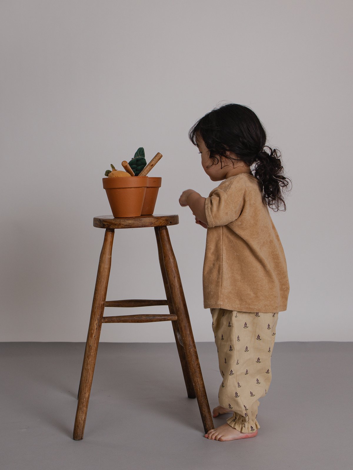 Lavender Bloom Gardener Pants / organic zoo | n