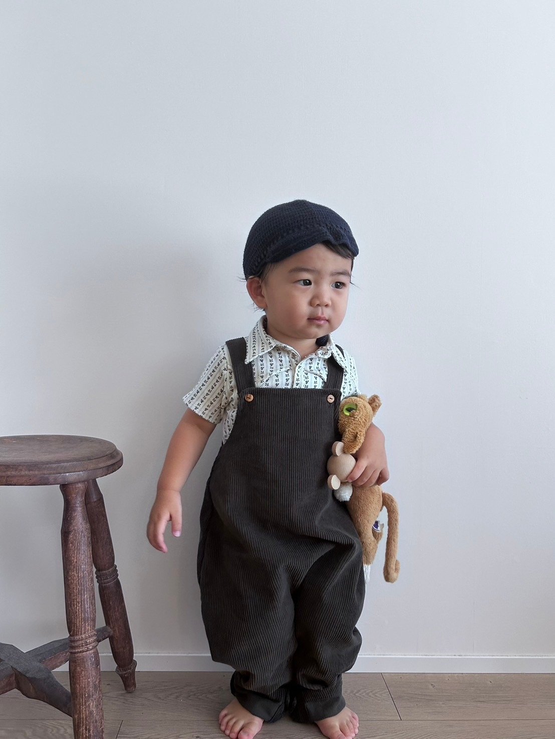 新春初売り ◇40. SALOPETTE BOHEME STUDIO 【CARBON】/ OVERALLS ロンパース・カバーオール