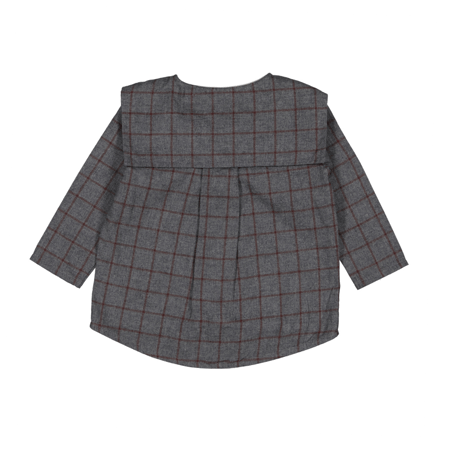 【ラスト1点】 Top LORETTE 【Grey Checks】 / Loir paris