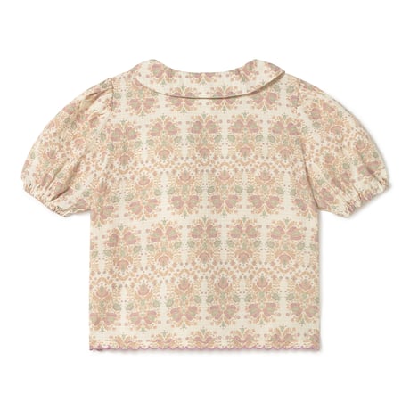 FLORAL WALLPAPER TOP / COCO AU LAIT