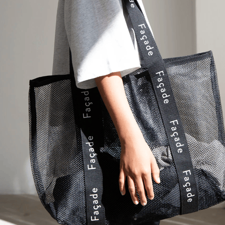 Facade tote bag - black / Façade