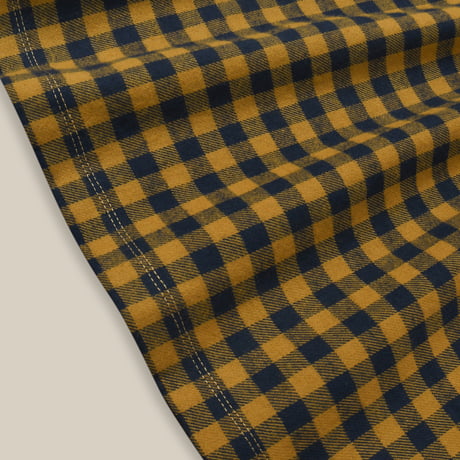 Blueberry Gingham Gather Dress / organic zoo