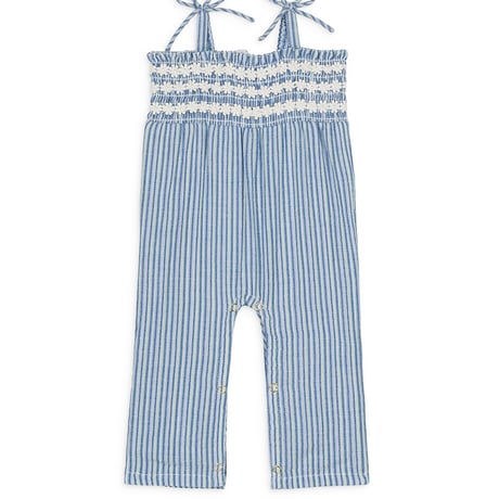 【18m,24m】OVERALLS MORLI -BLUE PARASOL STRIPES- / LOUISE MISHA